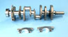 Hemi engine crankshaft and two main caps 