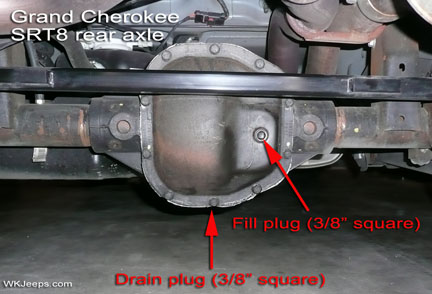 WK SRT8 226RBI rear axle