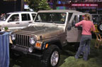 Detroit auto show - Jeep display