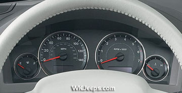 2005 Grand Cherokee instrument cluster