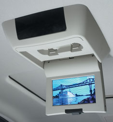 Rear DVD entertainment system