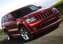 Grand Cherokee SRT8 interior